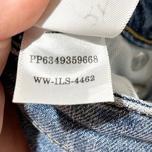 Everlane the Super Straight Jeans Woman size 23 Ankle Blue - Picture 7 of 7